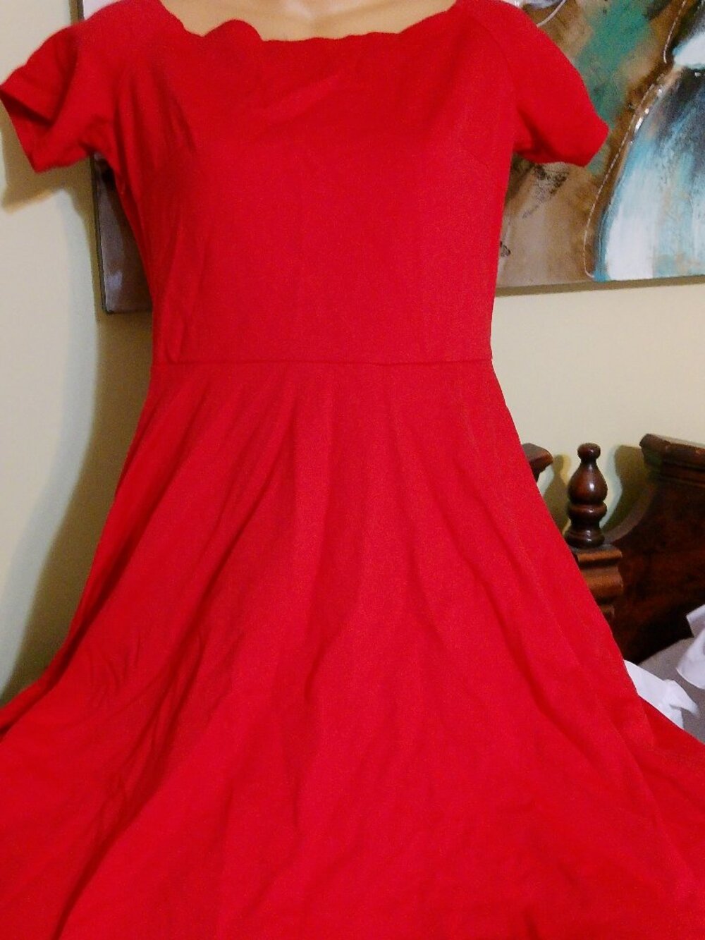 SARIN  MATHEWS RED T SHIRT DRESS GREAT CONDITION SIZE  M